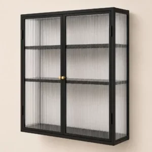 Contemporary Wall-Mounted Storage Solution Cabinet